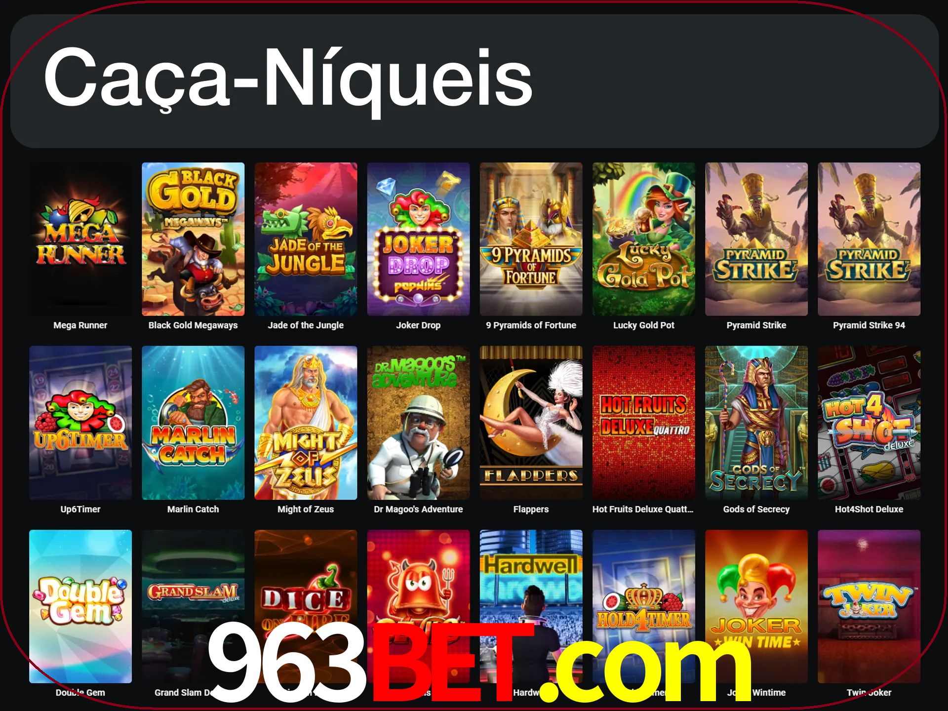 LeonBet tem mais de 3000 slots para jogar.